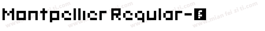 Montpellier Regular字体转换